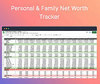 Know Your Numbers: Personal & Family Net Worth Tracker Deal Image